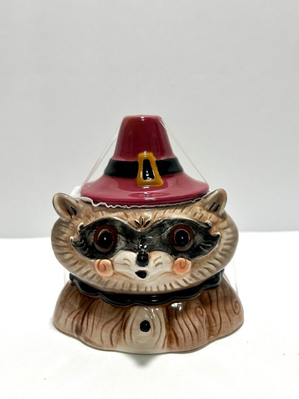 NWT 2026 Release Johanna Parker Pilgrim Raccoon storage jar - Picture 1 of 6